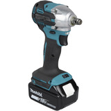 Makita Atornillador de impacto a batería DTW210RFJ, 18 Voltios, Tornillo de percusión azul/Negro