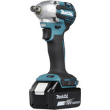 Makita Atornillador de impacto a batería DTW210RFJ, 18 Voltios, Tornillo de percusión azul/Negro