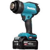 Makita Soplador de aire caliente a batería HG001GZ01 XGT, 40 Voltios, Decapador por aire caliente azul/Negro