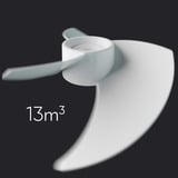 Meaco MeacoFan Sefte 8, Ventilador blanco