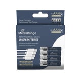 MediaRange Batería USB-C Li-Ion, Mignon AA I 1.5V | 500 mAh, paquete de 4 