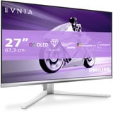 Philips Evnia 27M2N8500 QD-OLED, Monitor de gaming blanco