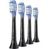 Philips Sonicare G3 Premium Cuidado de Encías HX9054/88, pack de 4, Cabezal de cepillo negro/Lila