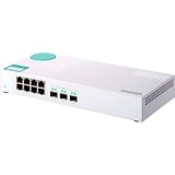 QNAP QSW-308S switch No administrado Gigabit Ethernet (10/100/1000) Blanco, Interruptor/Conmutador blanco, No administrado, Gigabit Ethernet (10/100/1000)