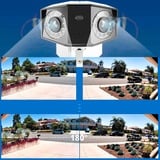 Reolink Duo Series P730 Bala (forma) Cámara de seguridad IP Exterior 4608 x 1728 Pixeles Pared, Cámara de vigilancia blanco/Negro, Cámara de seguridad IP, Exterior, Alámbrico, Google Assistant, 560 lm, 6500 K