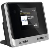 TechniSat DIGITRADIO 10 C Personal Analógico y digital Negro, Plata, Adaptador negro/Plateado, Personal, Analógico y digital, DAB+,FM, 87.5 - 108 MHz, TFT, 7,11 cm (2.8")