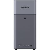 UGREEN Paquete DH2300 con 2x Toshiba N300 4 TB (MN10ADA400ES), NAS negro