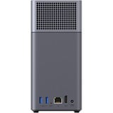 UGREEN Paquete DH2300 con 2x Toshiba N300 4 TB (MN10ADA400ES), NAS negro