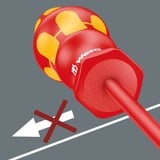 Wera Juego de destornilladores Kraftform VDE/7 Heavy Metal 2 rojo/Amarillo