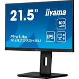 iiyama XUB2292HSU-B6, Monitor LED negro (mate)