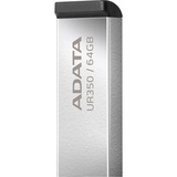 ADATA UR350-64G-RSR/BK, Lápiz USB níquel/Negro