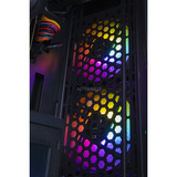 ALTERNATE Gaming-PC Basic Edition • AMD Radeon™ 760M • AMD Ryzen™ 5 8600G • 32 GB RAM negro/Transparente