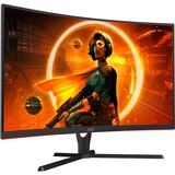 AOC C32G3AE/BK pantalla para PC 80 cm (31.5") 1920 x 1080 Pixeles Full HD LED Negro, Rojo, Monitor de gaming negro/Rojo, 80 cm (31.5"), 1920 x 1080 Pixeles, Full HD, LED, 4 ms, Negro, Rojo