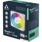 ARCTIC BioniX P14 A-RGB, Ventilador blanco/blanco
