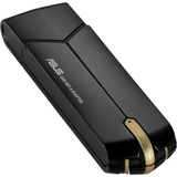 ASUS USB-AX56 WLAN 1775 Mbit/s, Adaptador Wi-Fi negro/Dorado, Inalámbrico, USB, WLAN, 1775 Mbit/s