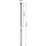 Bosch Expert Broca para martillo SDS Max-8X, Taladro Martillo perforador, Hammer drill bit, 1,6 cm, 340 mm, Concreto, Piedra, 20 cm