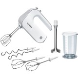 Bosch MFQ4075DE batidora Batidora de mano Plata, Blanco 550 W blanco/Plateado, Batidora de mano, Plata, Blanco, Batir, Mezcla, 1,4 m, De plástico, 550 W