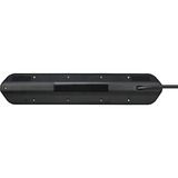 Brennenstuhl 1153590610, Regleta negro/Acero fino