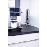 Brennenstuhl Regleta de enchufes estilo Eck 6 tomas negro/Acero fino