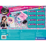 Clementoni THE JEWELLERY WORKSHOP, Manualidades Kit de diseño de moda para niños, 7 año(s), Multicolor