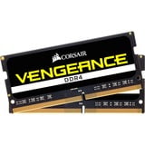 Corsair Vengeance 16GB DDR4-2400 módulo de memoria 2 x 8 GB 2400 MHz, Memoria RAM negro, 16 GB, 2 x 8 GB, DDR4, 2400 MHz, 260-pin SO-DIMM