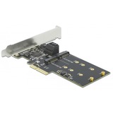 DeLOCK 90499 tarjeta y adaptador de interfaz Interno M.2, SATA, Tarjeta de interfaz PCIe, M.2, SATA, 6 Gbit/s, SATA