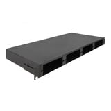 DeLOCK Panel de parcheo LWL HD (Alta Densidad) de 19" 1U, Patch Panel negro