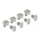 DeLOCK Panel de parcheo LWL HD (Alta Densidad) de 19" 1U, Patch Panel negro