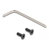 DeLOCK Soporte ajustable para auriculares para montaje en mesa negro