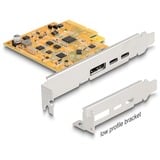 DeLOCK Tarjeta PCIe x4 a 1x USB-C ext. 10 Gbit/s B. + 1x USB-C ext. DP Alt Mode, Controlador USB 