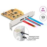 DeLOCK Tarjeta PCIe x4 a 1x USB-C ext. 10 Gbit/s B. + 1x USB-C ext. DP Alt Mode, Controlador USB 