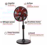 EINHELL 3408071, Ventilador negro/Rojo