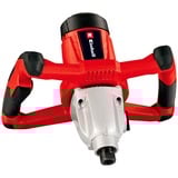 EINHELL Mezclador de mortero para pintura TE-MX 1600-2 CE, Agitador rojo/Negro