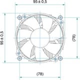 EKL 22210021025, Disipador de CPU 