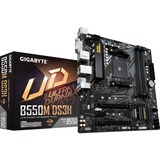 GIGABYTE B550M DS3H AMD B550 Zócalo AM4 micro ATX, Placa base negro/Gris, AMD, Zócalo AM4, 3rd Generation AMD Ryzen™ 3, 3rd Generation AMD Ryzen 5, 3rd Generation AMD Ryzen™ 7, 3rd..., DDR4-SDRAM, 128 GB, DIMM