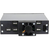 Inter-Tech ST-5244, Chasis intercambiable negro/Plateado