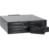 Inter-Tech ST-5244, Chasis intercambiable negro/Plateado