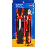 KNIPEX 00 20 13 juego de herramientas mecanicas, Kit de herramientas rojo/Amarillo