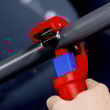 KNIPEX Cortatubos DPT50, Corta tubos rojo/Azul