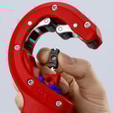 KNIPEX Cortatubos DPT50, Corta tubos rojo/Azul