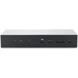 Kensington Replicador de puertos 4K triple SD5000T5 EQ Thunderbolt 5 con PD de 140 W - Windows/macOS, Estación de acoplamiento gris, Alámbrico, Thunderbolt 5, 140 W, 3,5 mm, 10,100,1000,2500 Mbit/s, Negro, Gris