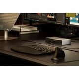 Kensington Replicador de puertos 4K triple SD5000T5 EQ Thunderbolt 5 con PD de 140 W - Windows/macOS, Estación de acoplamiento gris, Alámbrico, Thunderbolt 5, 140 W, 3,5 mm, 10,100,1000,2500 Mbit/s, Negro, Gris