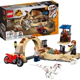 LEGO 76945 Jurassic World Persecución en Moto del Dinosaurio Atrocirraptor con Mini Figuras, Juegos de construcción Juego de construcción, 6 año(s), Plástico, 169 pieza(s), 293 g