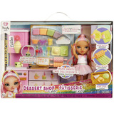 MGA Entertainment Rainbow High Little Dessert Shop with Kandy Playset, Muñecos Rainbow High Little Dessert Shop with Kandy Playset, Muñeca fashion, Femenino, 4 año(s), 140 mm, Multicolor