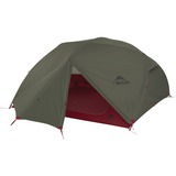 MSR Elixir 4 Green, Tienda de campaña verde oliva/Rojo