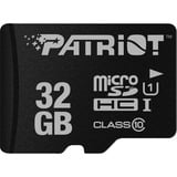Patriot PSF32GMDC10 memoria flash 32 GB MicroSDHC UHS-I Clase 10, Tarjeta de memoria negro, 32 GB, MicroSDHC, Clase 10, UHS-I, 80 MB/s, Class 1 (U1)