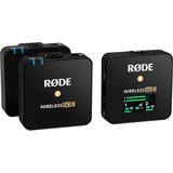 Rode Microphones Wireless GO II, Micrófono negro, Micrófono de mano, Receptor de cuerpo, Transmisor de bolsillo