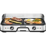 Rommelsbacher Parrilla eléctrica BBQ 2025 negro/Acero fino