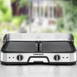 Rommelsbacher Parrilla eléctrica BBQ 2025 negro/Acero fino