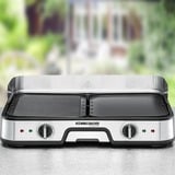 Rommelsbacher Parrilla eléctrica BBQ 2025 negro/Acero fino